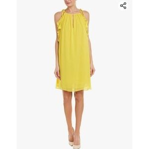 CATHERINE Catherine Malandrino Women Yellow Shift Dress S